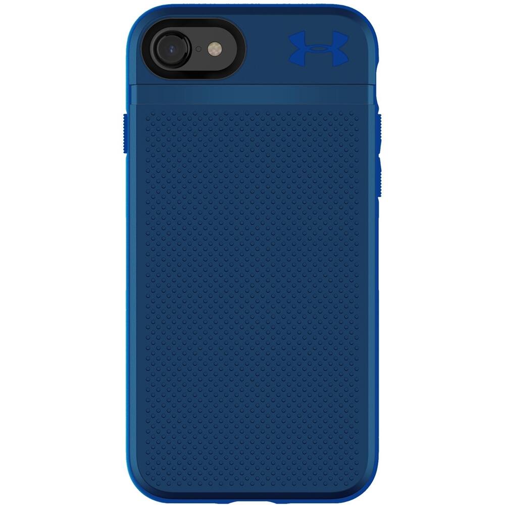 ua protect stash case for apple iphone 7 and 8 - midnight navy/mediterranean ua protect stash case for apple iphone 7 and 8 - midnight navy/mediterranean
