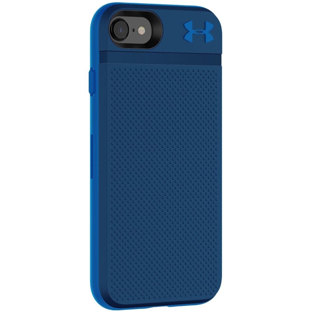 ua protect stash case for apple iphone 7 and 8 - midnight navy/mediterranean ua protect stash case for apple iphone 7 and 8 - midnight navy/mediterranean