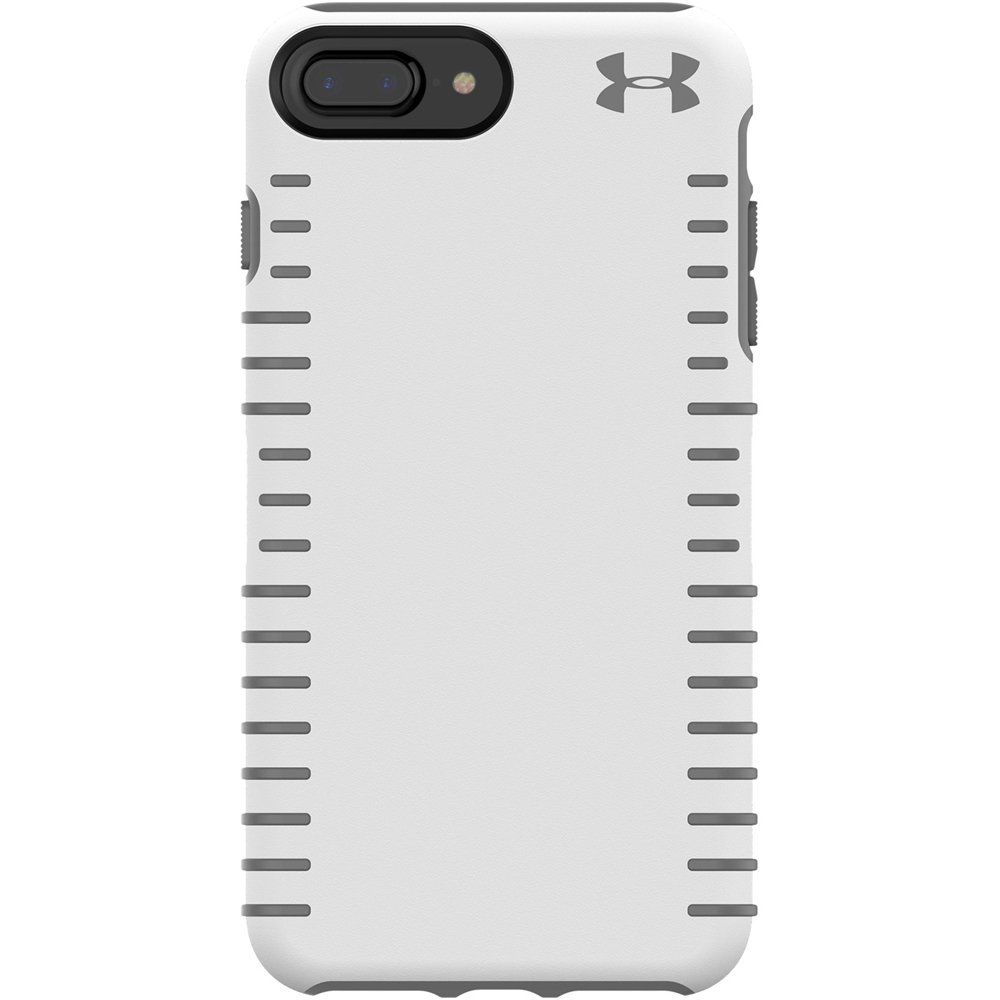 ua protect grip case for apple iphone 6 plus, 6s plus, 7 plus and 8 plus - white/graphite