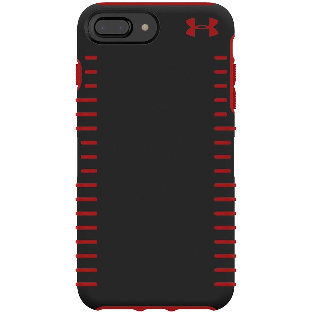 ua protect grip case for apple iphone 6 plus, 6s plus, 7 plus and 8 plus - black/red ua protect grip case for apple iphone 6 plus, 6s plus, 7 plus and 8 plus - black/red