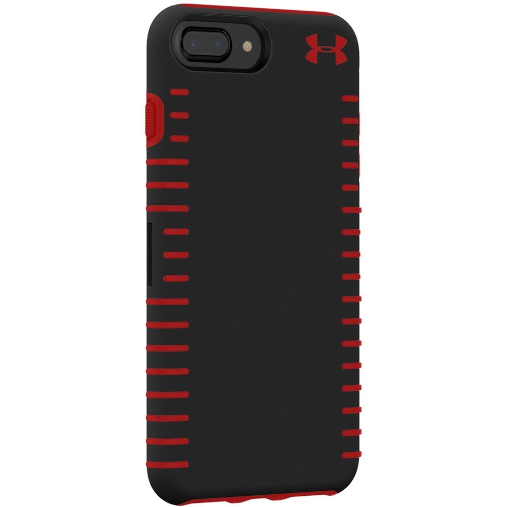 ua protect grip case for apple iphone 6 plus, 6s plus, 7 plus and 8 plus - black/red ua protect grip case for apple iphone 6 plus, 6s plus, 7 plus and 8 plus - black/red