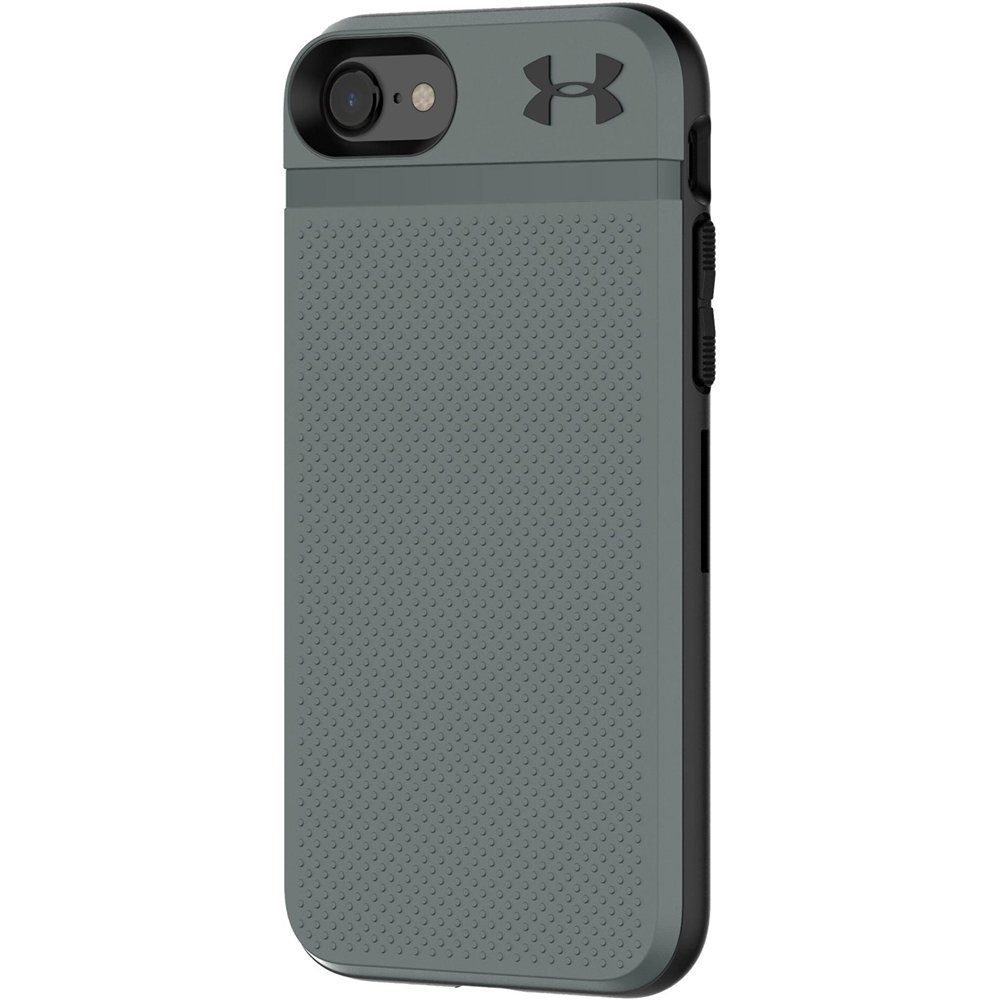 ua protect stash case for apple iphone 7 and 8 - graphite/black