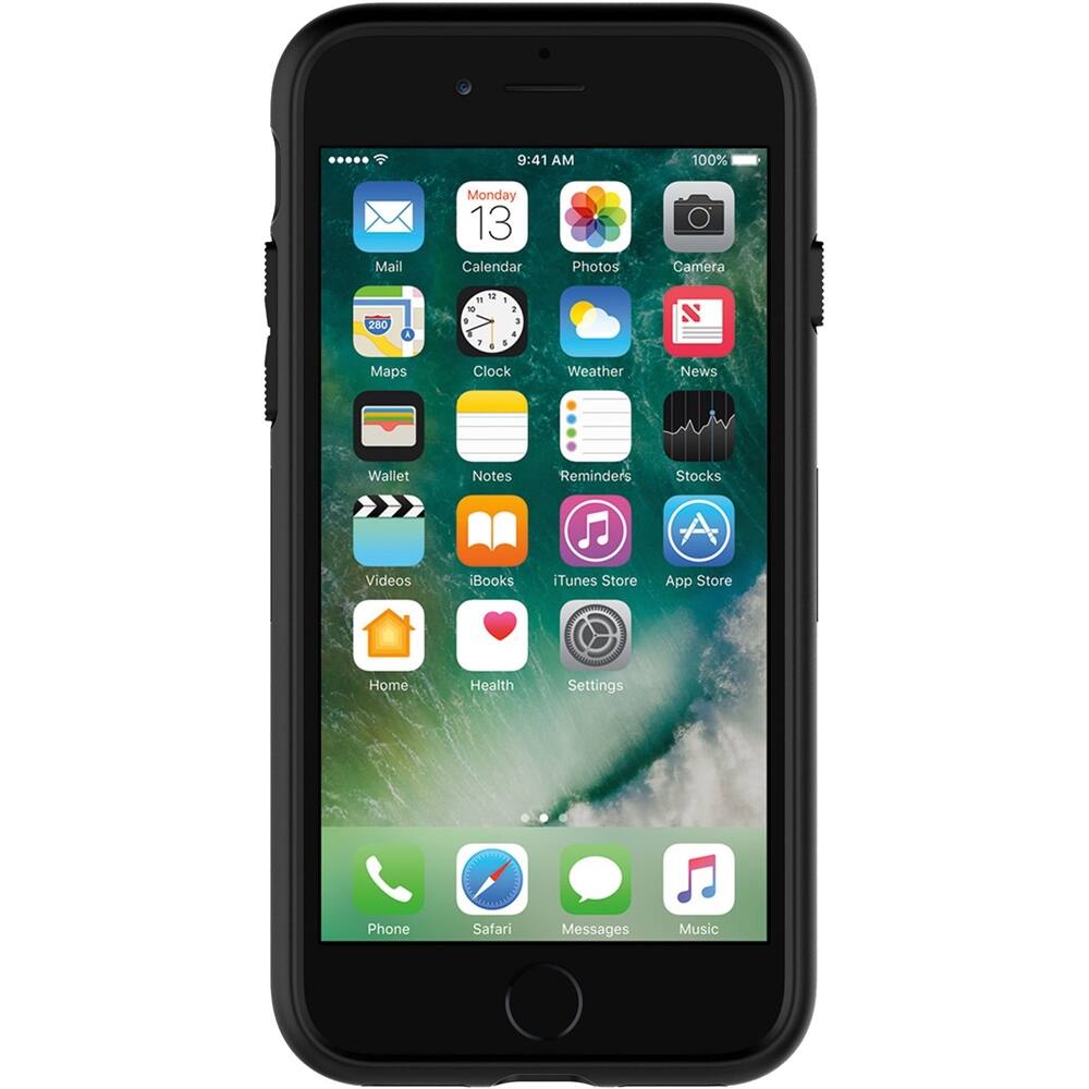ua protect stash case for apple iphone 7 and 8 - graphite/black ua protect stash case for apple iphone 7 and 8 - graphite/black