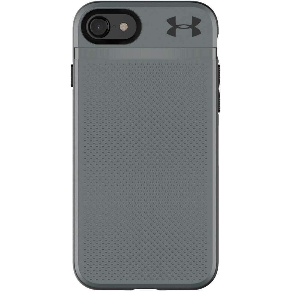 ua protect stash case for apple iphone 7 and 8 - graphite/black