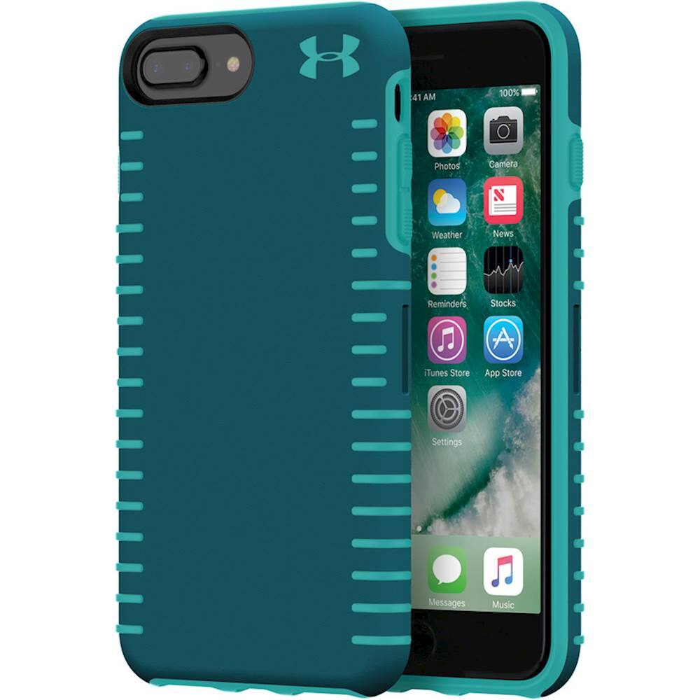 ua protect grip case for apple iphone 6 plus, 6s plus, 7 plus and 8 plus - tourmaline teal/desert sky ua protect grip case for apple iphone 6 plus, 6s plus, 7 plus and 8 plus - tourmaline teal/desert sky