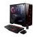 Front. CybertronPC - CLX SET Desktop - AMD Ryzen 3-Series - 16GB Memory - NVIDIA GeForce GTX 1050 - 120GB Solid State Drive + 1TB Hard Drive - Black/Red.