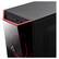 Alt View 4. CybertronPC - CLX SET Desktop - AMD Ryzen 3-Series - 16GB Memory - NVIDIA GeForce GTX 1050 - 120GB Solid State Drive + 1TB Hard Drive - Black/Red.