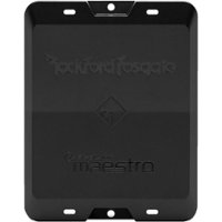 iDatalink - Maestro/Rockford Fosgate 8-Channel Interactive Signal Processor for Select Vehicles - Black - Front_Zoom