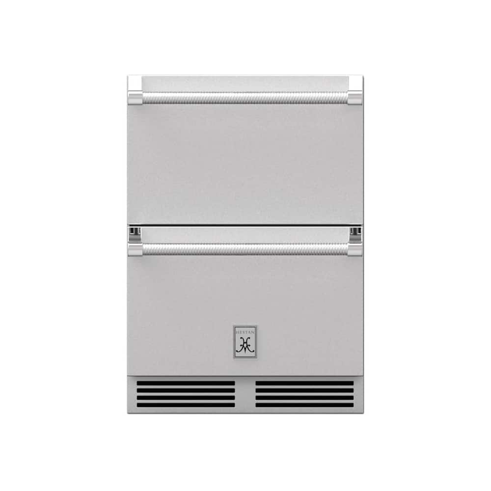 Hestan - 5.2 Cu. Ft. Mini Fridge - Stainless Steel - Front_Zoom