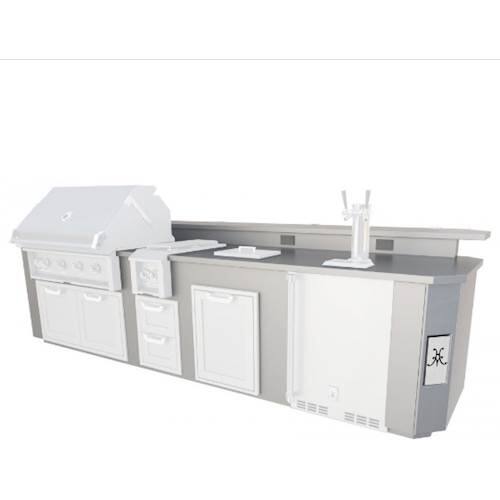 Hestan - Outdoor Living Suite - Silver