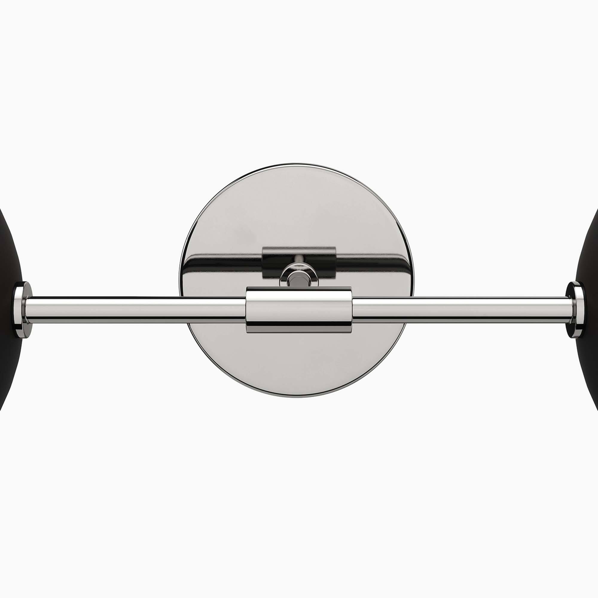 Alt View 5. Modway - Stellar 2-Light Wall Sconce by Modway - Opal Polished Nickel.