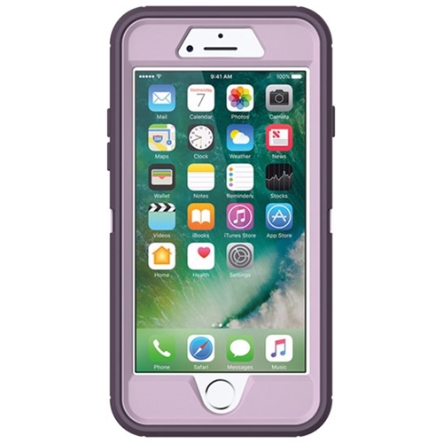  OtterBox iPhone 11 Defender Series Case - PURPLE NEBULA  (WINSOME ORCHID/NIGHT PURPLE), rugged & durable, with port protection,  includes holster clip kickstand : Everything Else