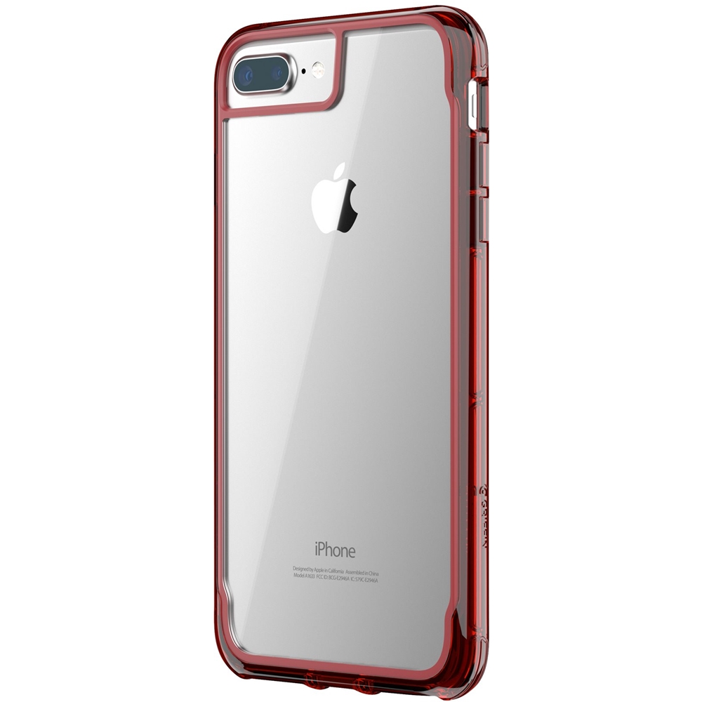 Pennenvriend Mysterie auditie Best Buy: Griffin Survivor Case for Apple® iPhone® 6 Plus, 6s Plus, 7 Plus  and 8 Plus Dark red GB43739