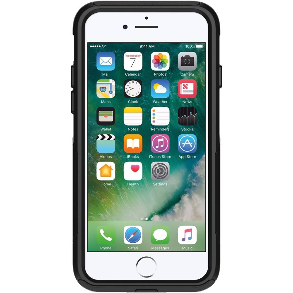 Alt View 12. OtterBox - Commuter Series Case for Apple® iPhone® 7, 8 and SE (2nd generation) - Black.