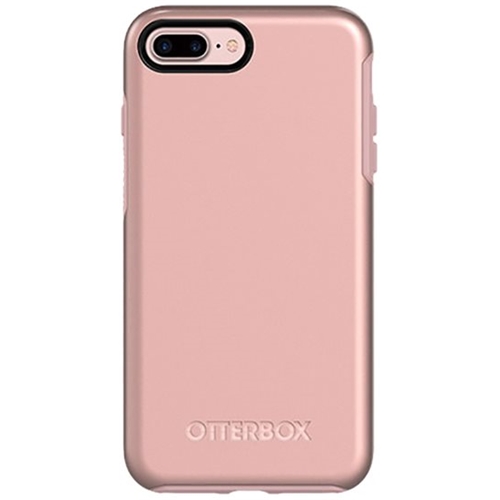 OtterBox - Symmetry Series Case for Apple® iPhone® 7 Plus and 8 Plus - Rose gold metallic