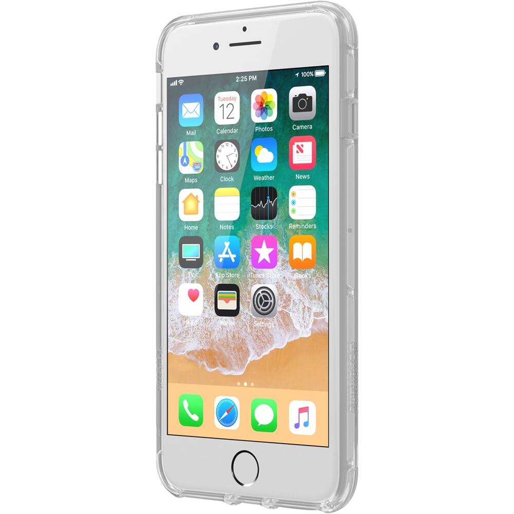 survivor case for apple iphone 6 plus, 6s plus, 7 plus and 8 plus - white/clear