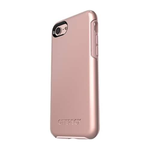 symmetry series metallic case for apple iphone 7 and 8 - rose gold