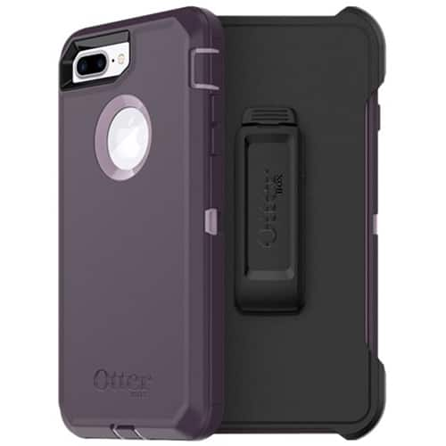 defender series case for apple iphone 7 plus and 8 plus - purple nebula