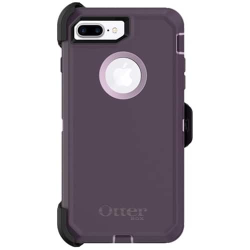 defender series case for apple iphone 7 plus and 8 plus - purple nebula