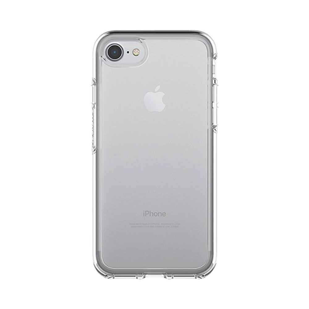 Front. OtterBox - Symmetry Series Clear Case for Apple® iPhone® 7 and 8 - Clear.