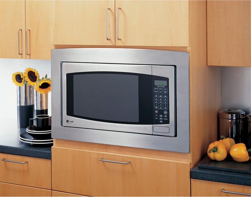 Best Buy Ge 27 Trim Kit For 2 1 Cu Ft Countertop Microwave