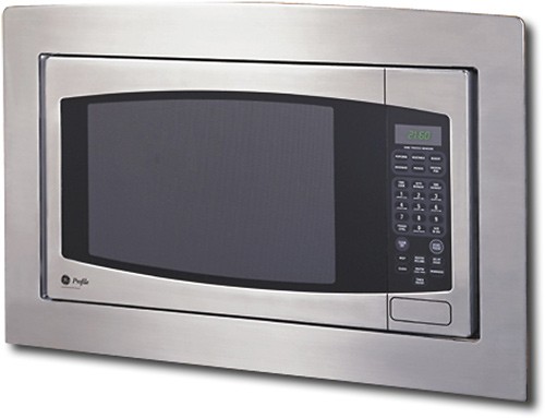 GE Optional 30 in. Built-In Trim Kit for Microwaves (Counter Top) -  Stainless Steel, P.C. Richard & Son