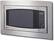 Front. GE - 30" Trim Kit for GE 2.1 Cu. Ft. Countertop Microwaves - Stainless Steel.