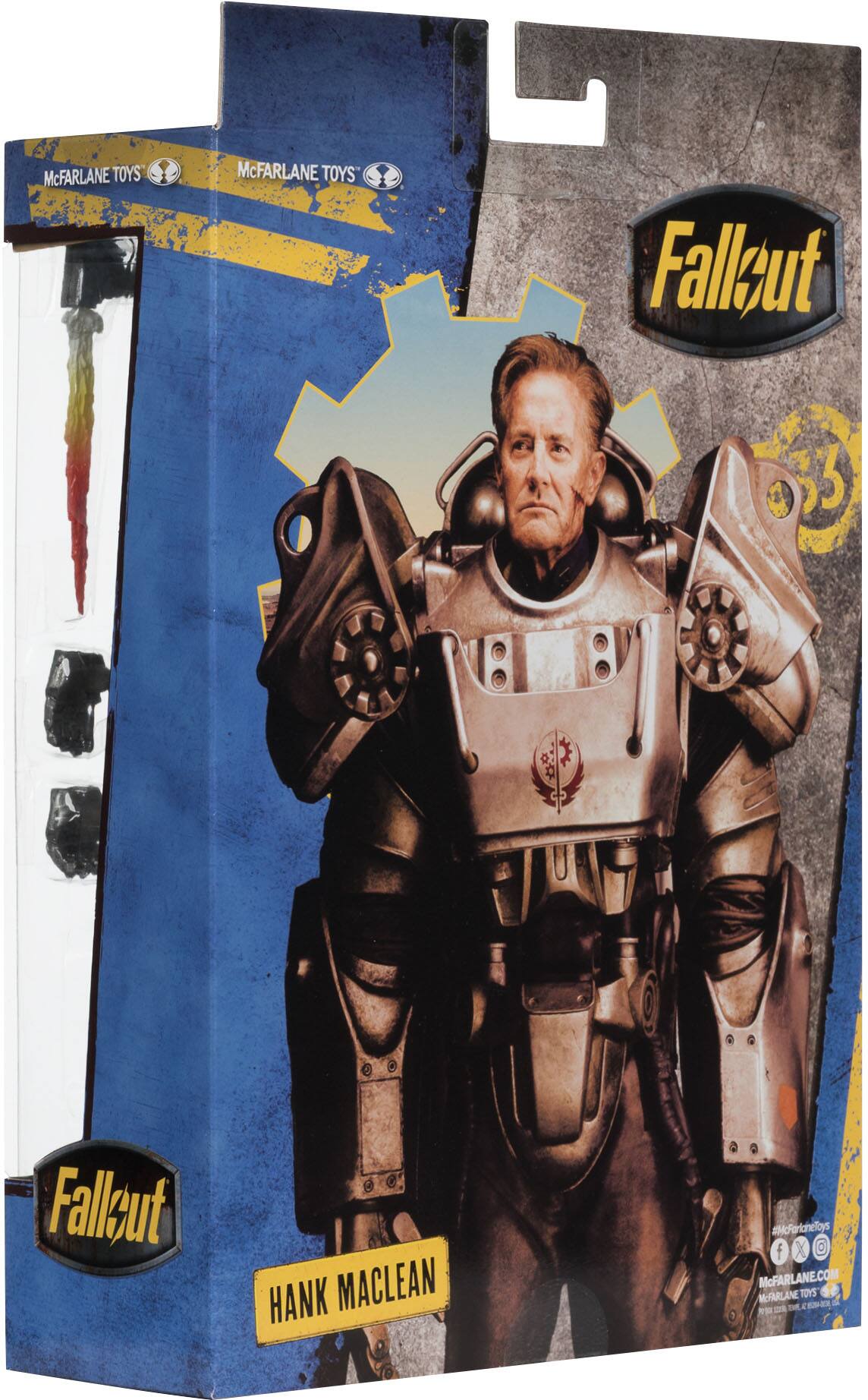 McFarlane Toys  
Fallout  
Hank MacLean  

#McFarlaneToys  
McFarlane.com  

3