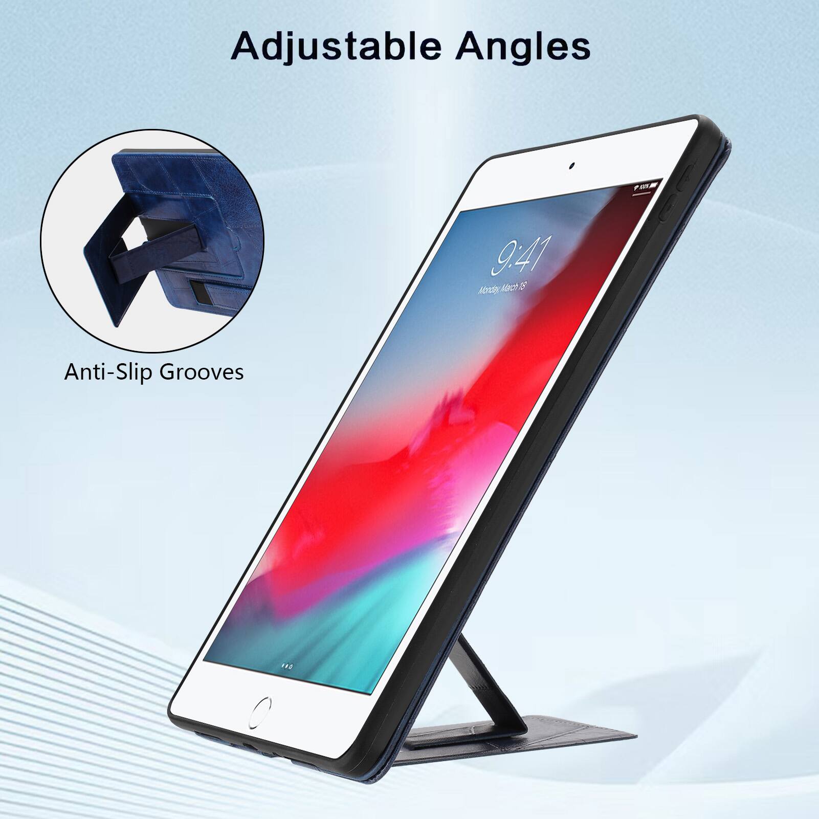 Adjustable Angles

9:41

Anti-Slip Grooves