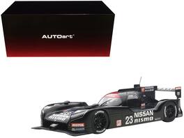 Nissan GT-R LM Nismo 2015 Test Car #23 1/18 Model Car by Autoart - Black