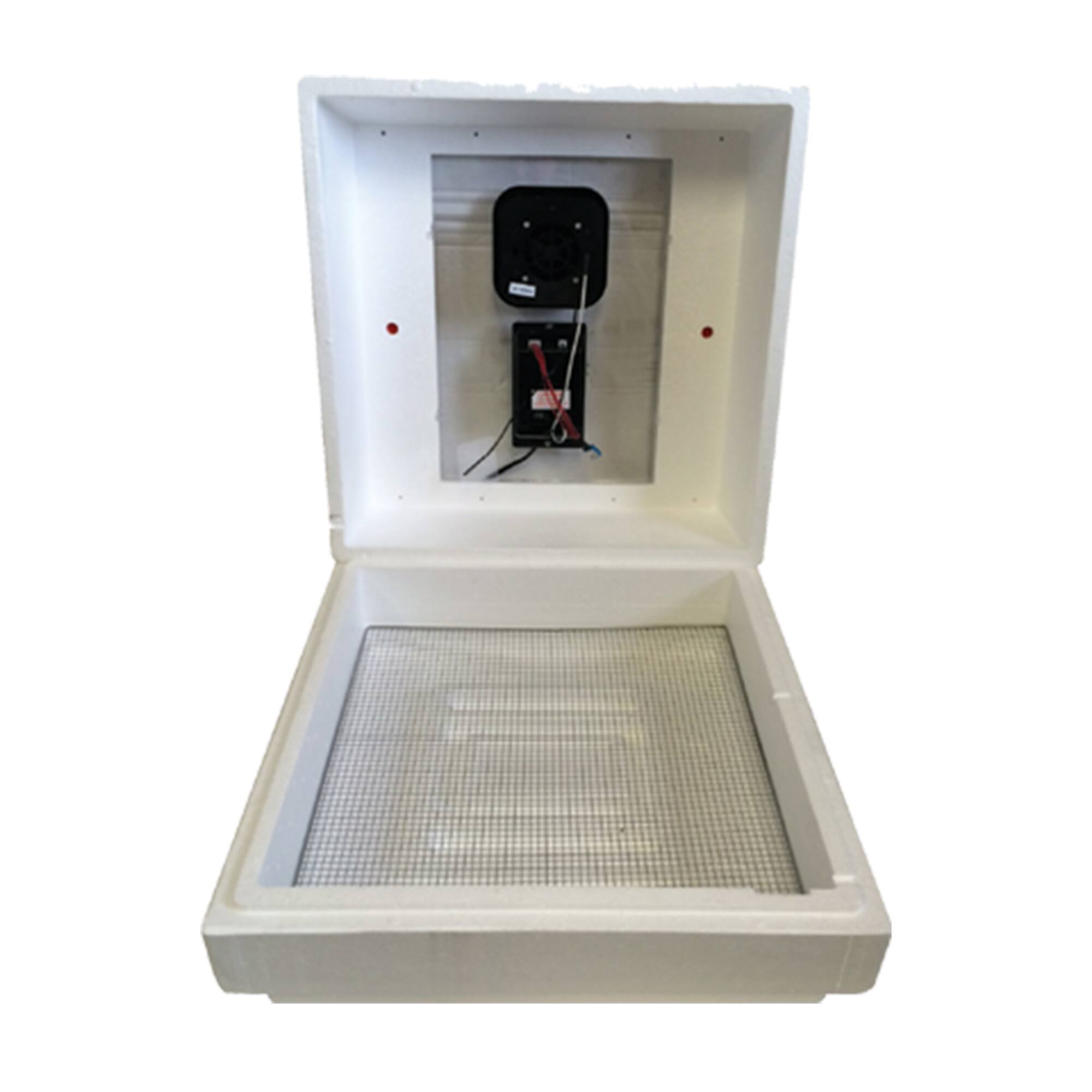 Alt View 7. Farm Innovators - Farm Innovators 40W Digital Circulated Air Incubator for Up to 48 Eggs, White.