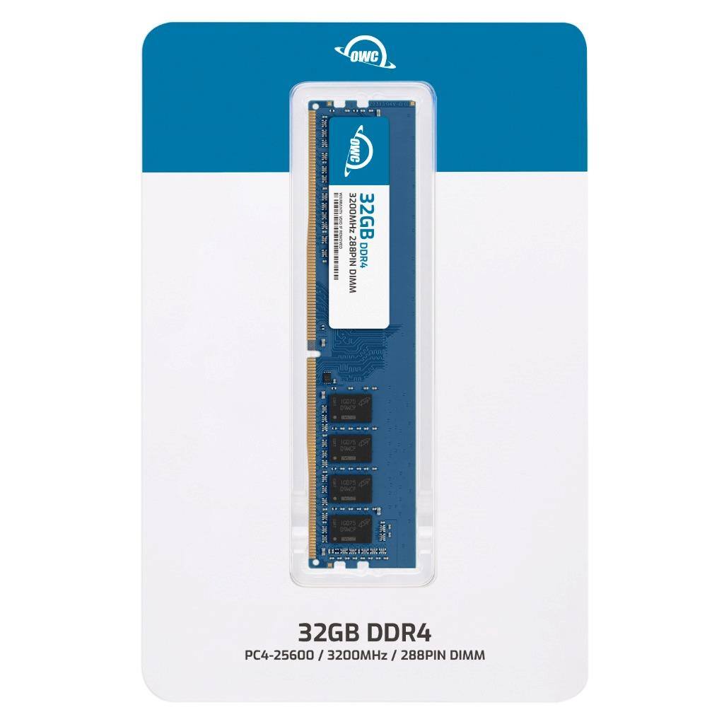 OWC 32GB DDR4 3200MHz PC4 25600 CL22 1.2V 288pin Non ECC UDIMM