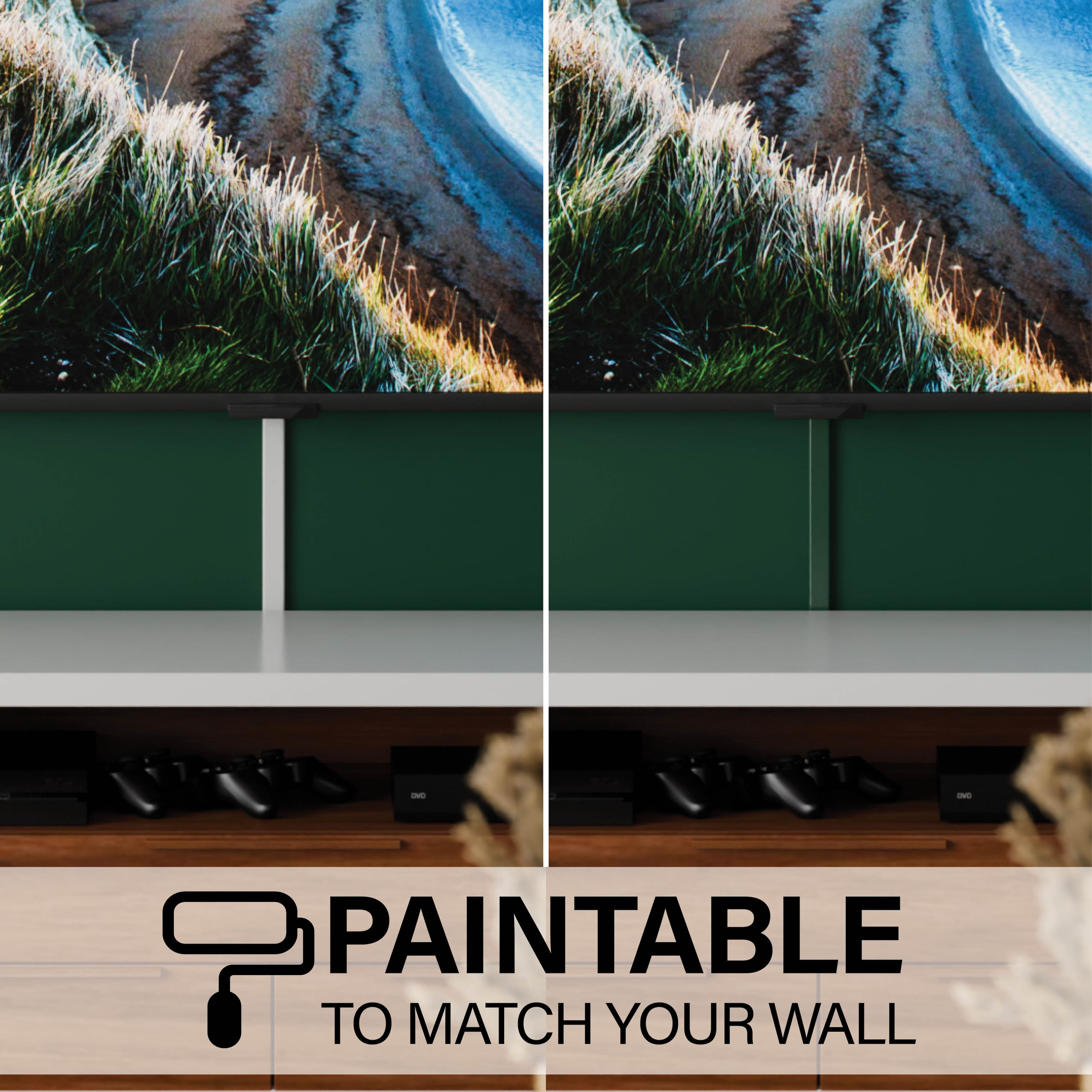 Paintable to match your wall