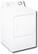 Angle Standard. GE - 7.0 Cu. Ft. 8-Cycle Super Capacity Gas Dryer - White-on-White.