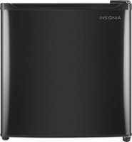 Insignia™ - 1.7 Cu. Ft. Mini Fridge with ENERGY STAR Certification - Black - Front_Zoom