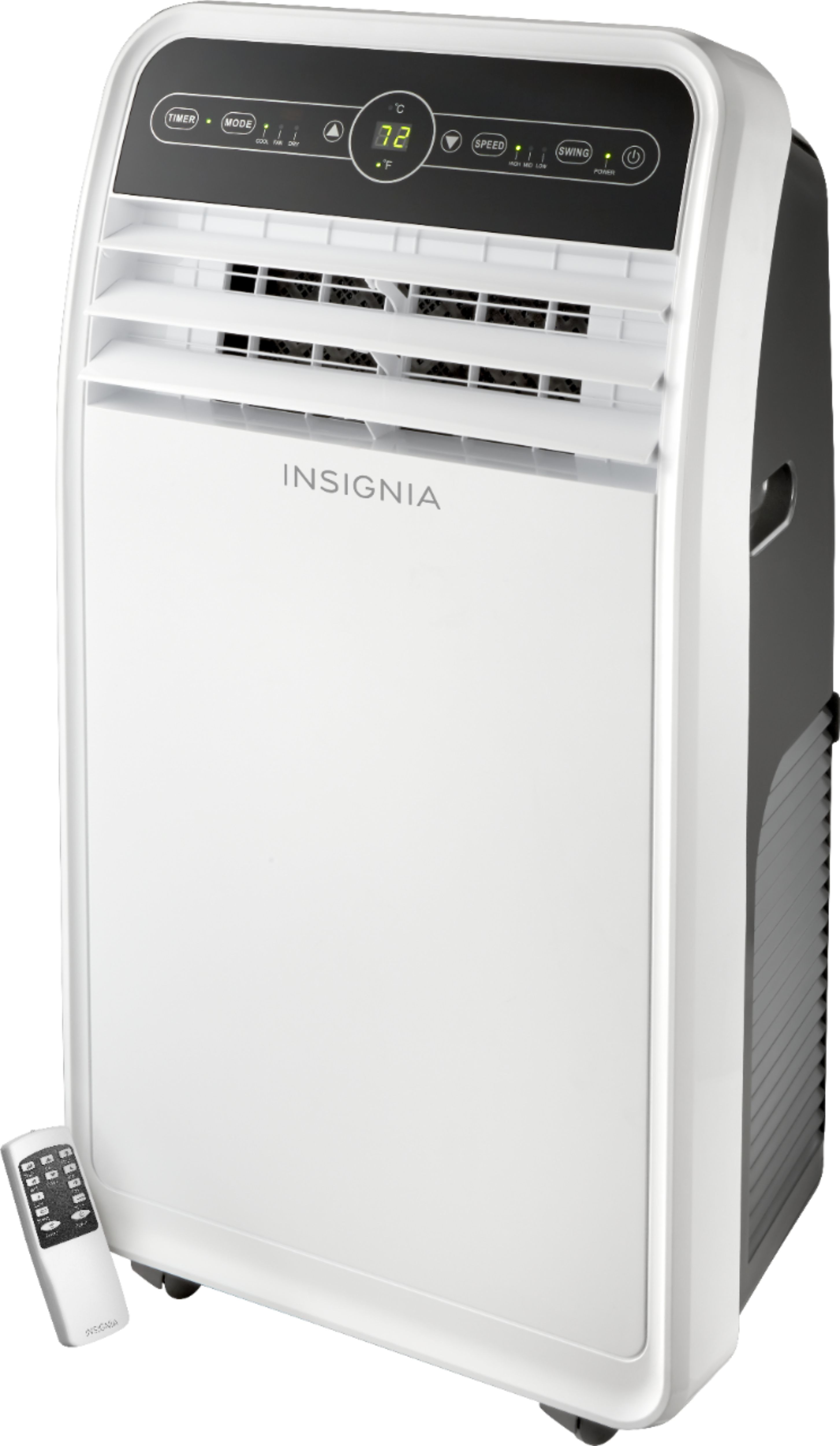 Insignia- 550 Sq. Ft. Portable Air Conditioner - White ...