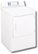 Angle Standard. GE - Profile 7.0 Cu. Ft. Super Capacity Electric Dryer - White-on-White.