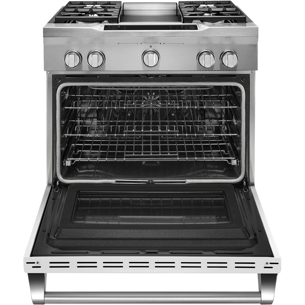 Customer Reviews Kitchenaid Cu Ft Self Cleaning Freestanding Dual Fuel Convection Range