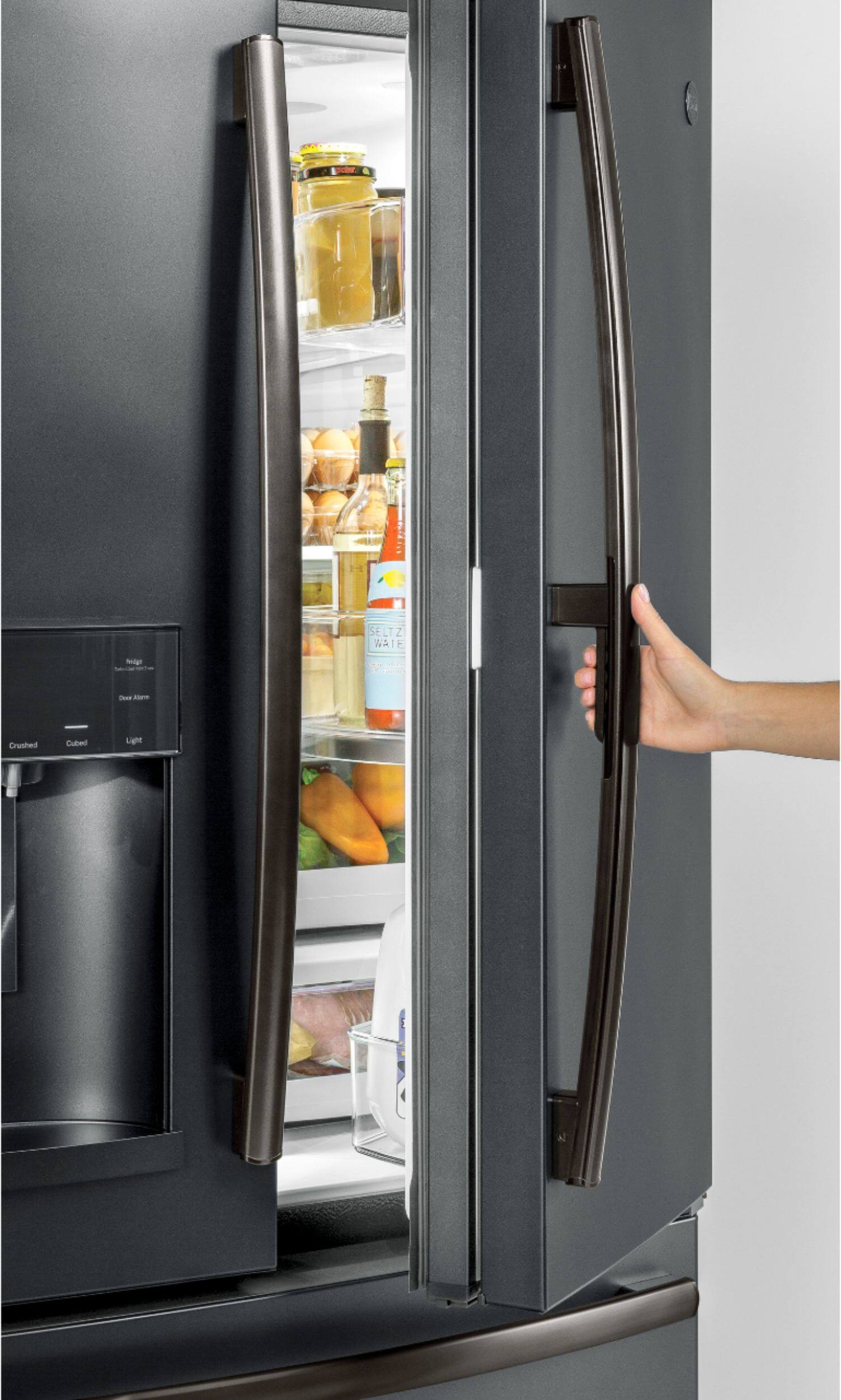 Alt View 12. GE - 27.7 Cu. Ft. French Door-in-Door Refrigerator with External Water & Ice Dispenser.