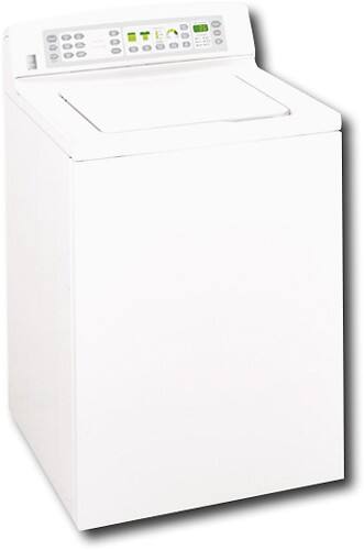 Angle Standard. GE - Profile 3.5 Cu. Ft. 35-Cycle King-Size Capacity Washer - White-on-White.
