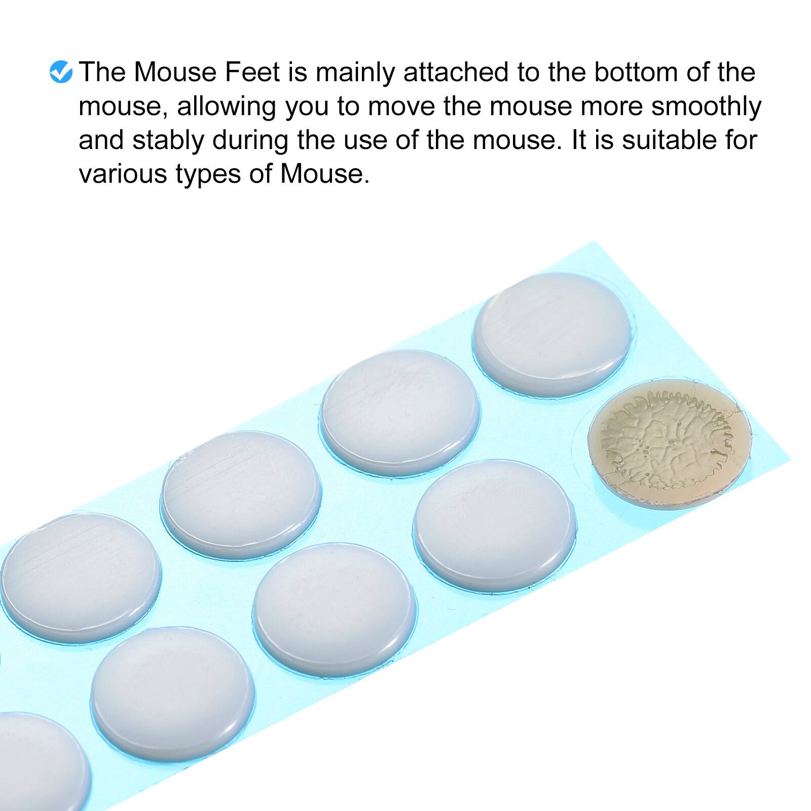 The Mouse Feet is mainly attached to the bottom of the mouse, allowing you to move the mouse more smoothly and stably during the use of the mouse. It is suitable for various types of Mouse.