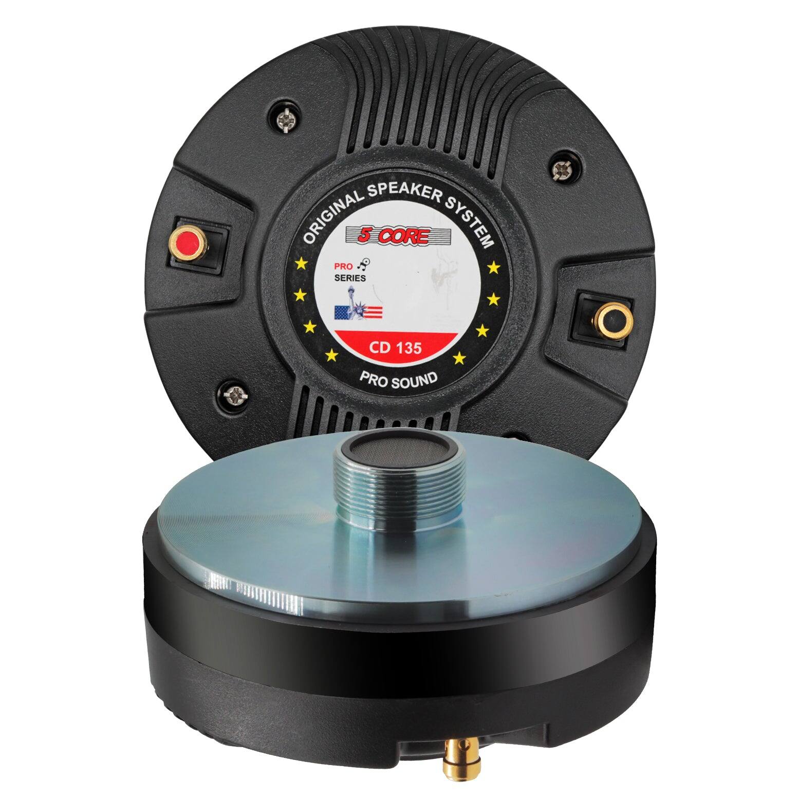 The corrected text is: "Original Speaker 5 Core System Pro Series CD 135 Pro Sound."