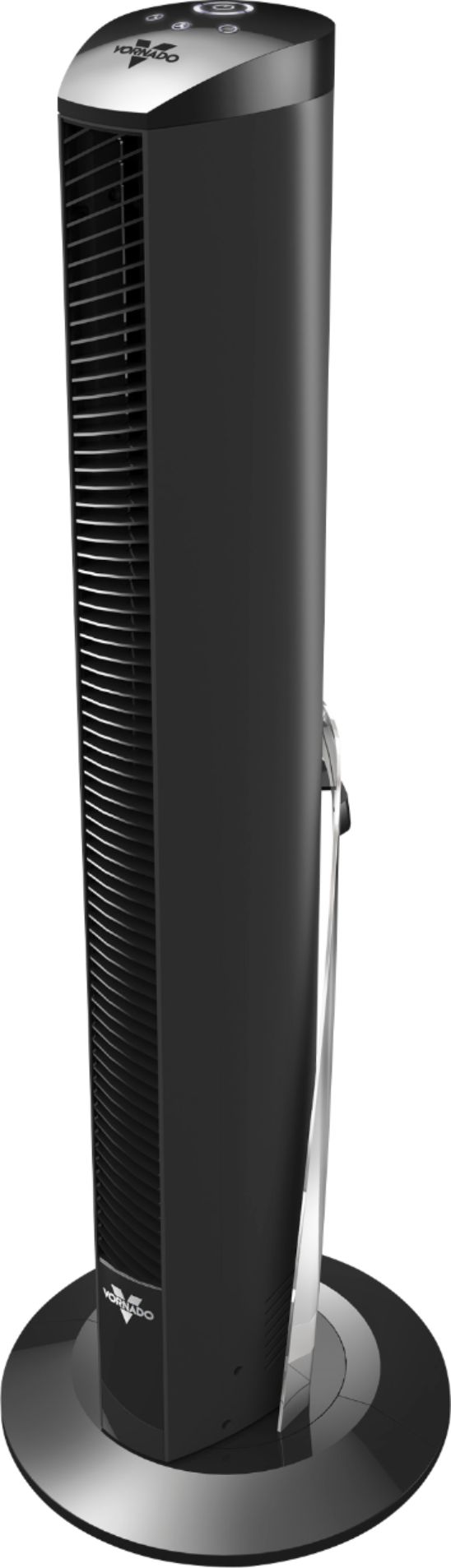 Angle View: Vornado - OSCR37 Oscillating Tower Fan with Remote - Black
