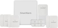 Front Zoom. iSmart - Home Security System Plus Wireless Security System - White.
