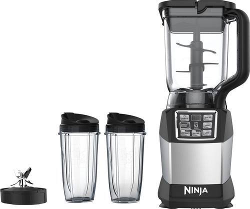 Nutri Ninja Auto-iQ 6-Speed Blender - Silver-Front_Standard 