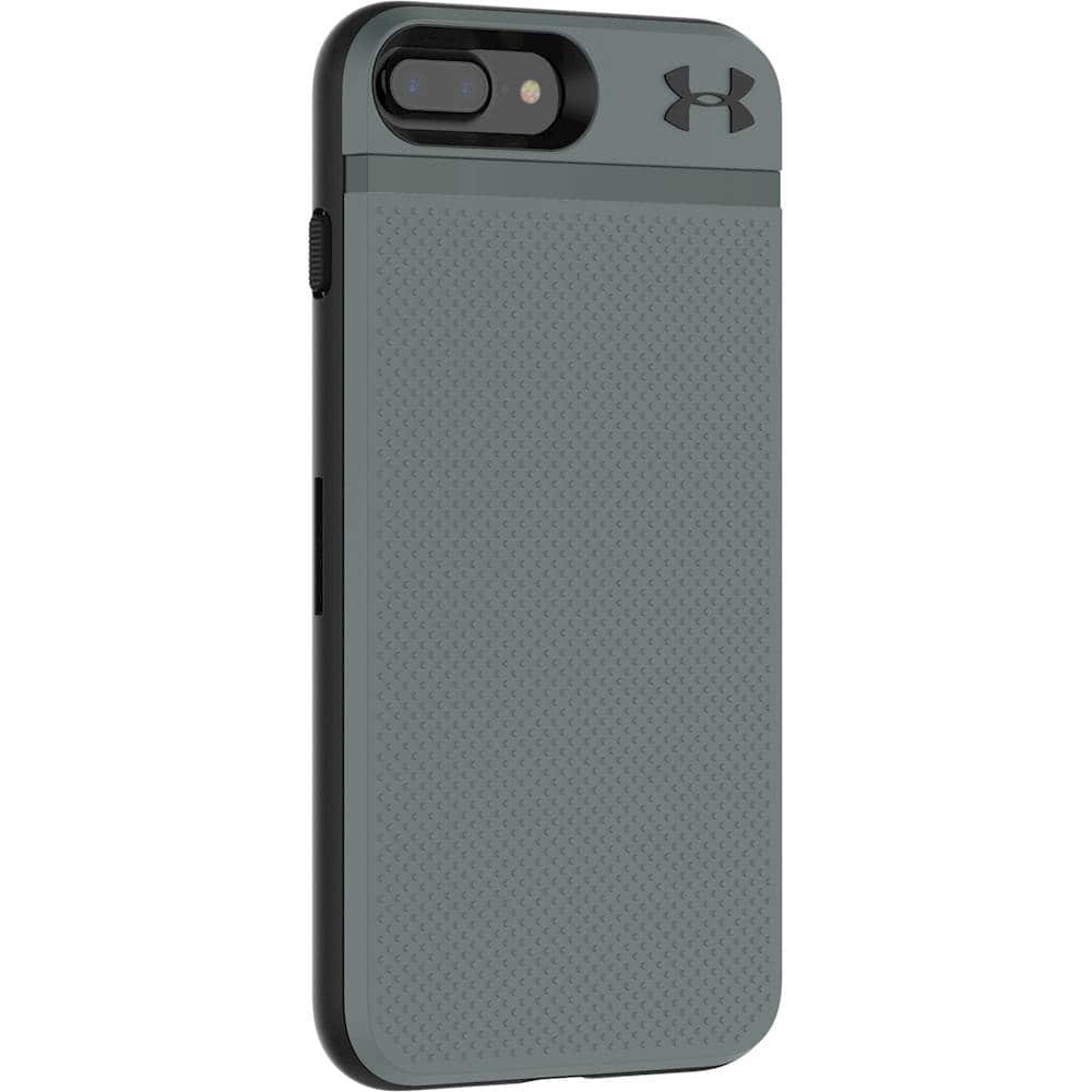 ua protect stash case for apple iphone 7 plus and 8 plus - graphite/black ua protect stash case for apple iphone 7 plus and 8 plus - graphite/black