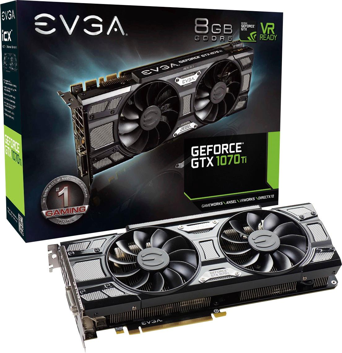Best Buy: EVGA NVIDIA GeForce GTX 1070 Ti SC Gaming 8GB GDDR5 PCI 