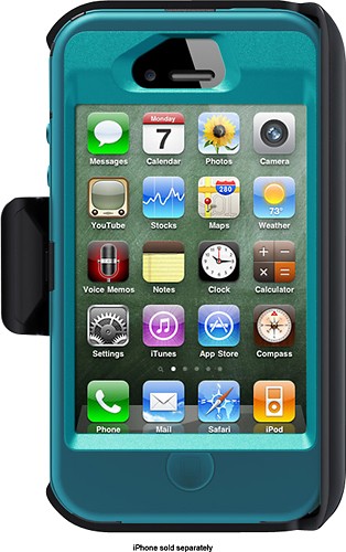 wenselijk Rood Geestig Best Buy: OtterBox Defender Series Case for Apple® iPhone® 4 and 4S Teal  63-1706-05-BB