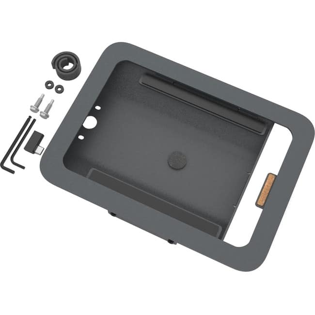 Heckler Design - H659 Mounting Enclosure for iPad mini (6th Generation), Power Adapter, Network Adapter - Gray - Black