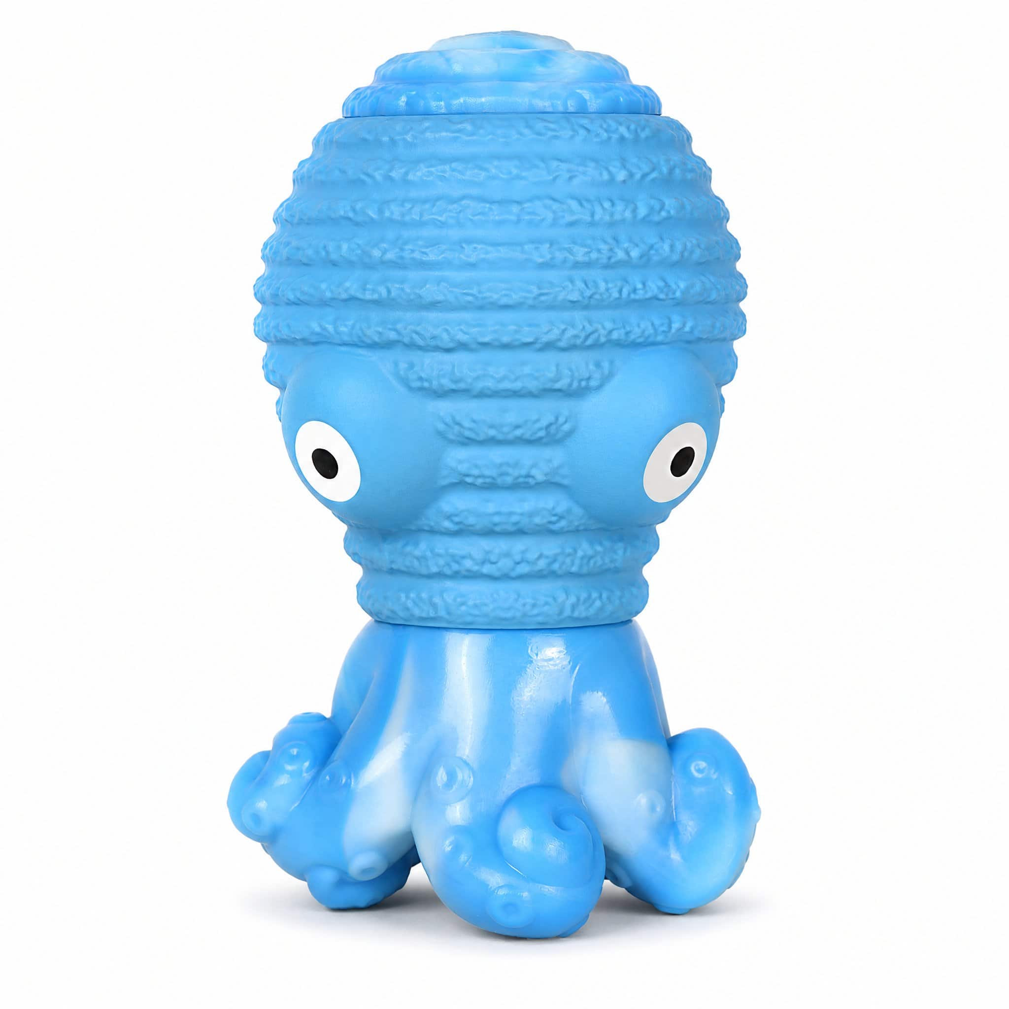 Frienhund - Aggressive Chewers Bacon Flavor Nylon & Rubber Tough Chew Dog Toy, 1 count - Blue